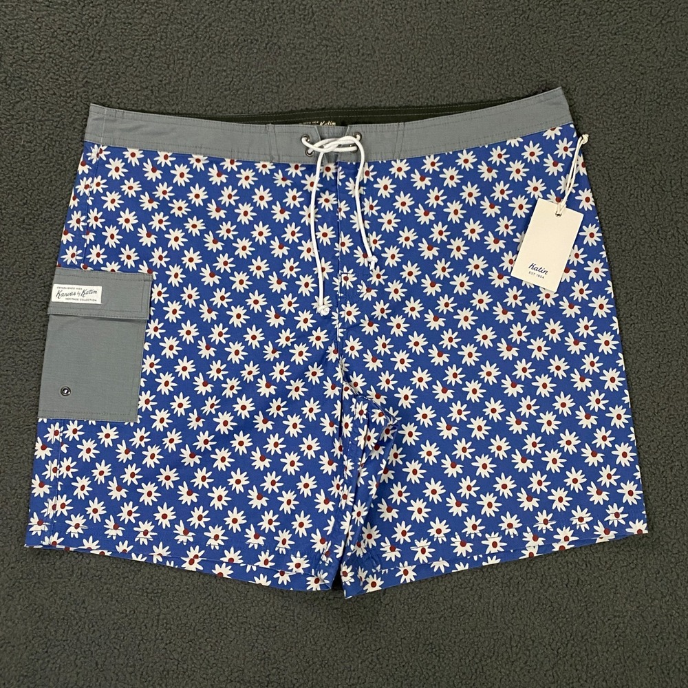 Kanvas by Katin Poolside Mache Trunk Mens XL Swim Board Heritage Collection